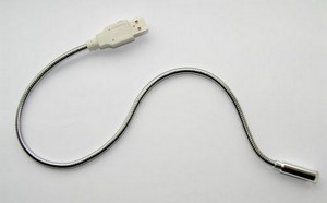 USB LED Leselampe mit Schwanenhals schwenkbar